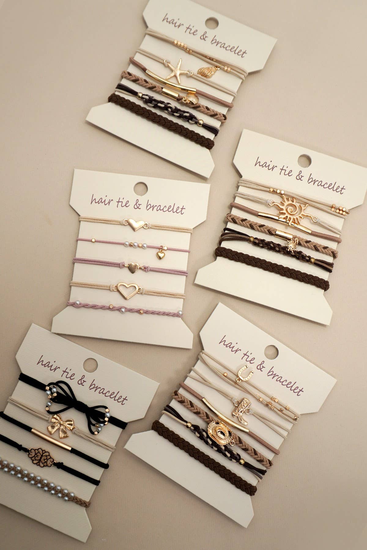 BOHO DUAL FUNCTION KNOT BRACELET HAIR TIES | 40BH107