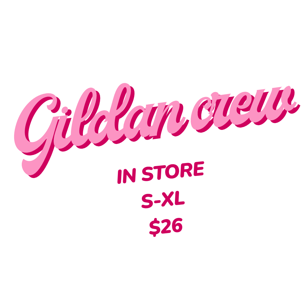 Gildan crew - S-XL