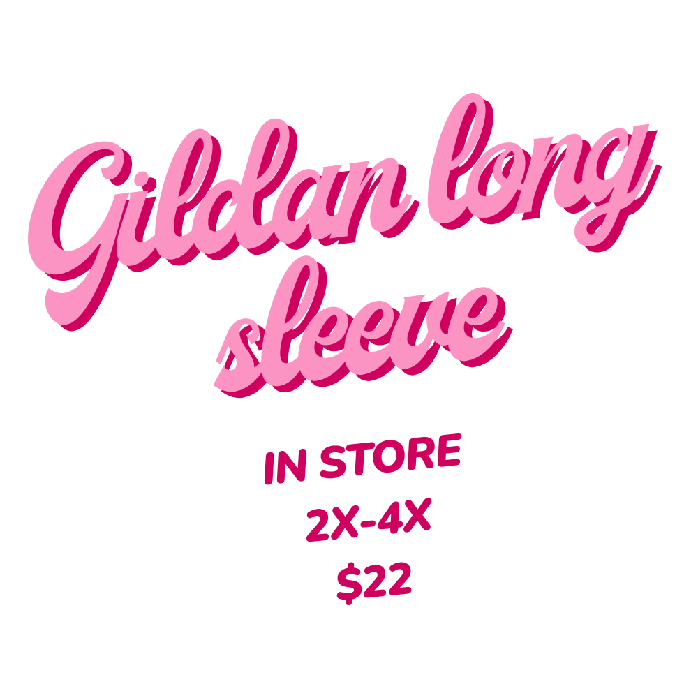 Gildan long sleeve (2X-4X)