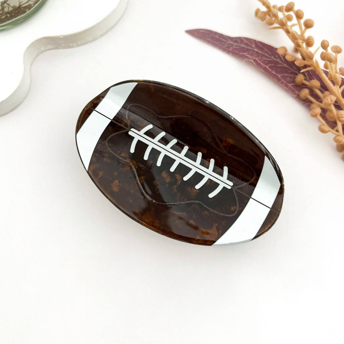 Football & Basketball Sports Hair Claw Clip