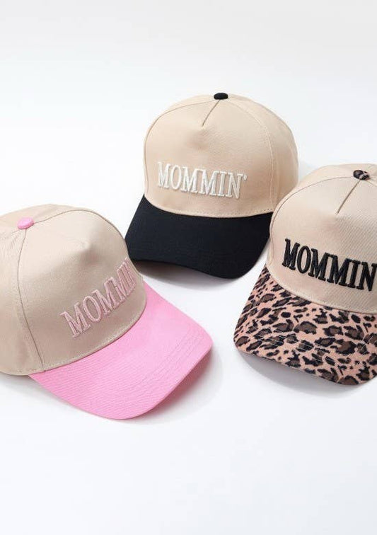 MOMMIN Embroidered Trucker Hat - Vintage Style