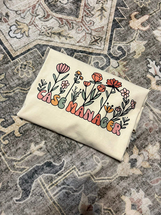 Floral blossoming Case Manager