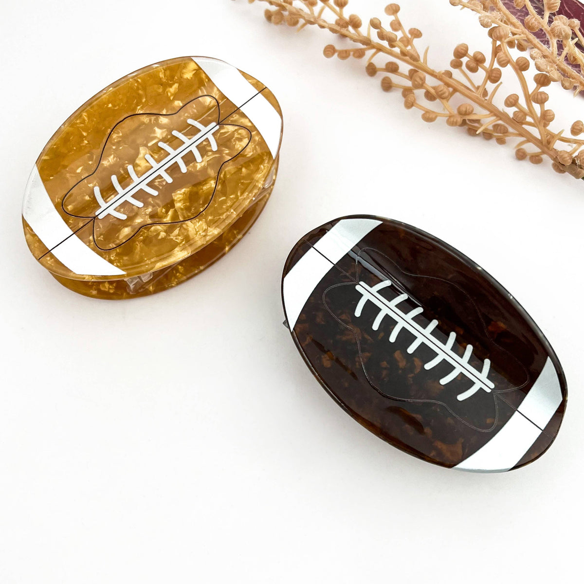 Football & Basketball Sports Hair Claw Clip