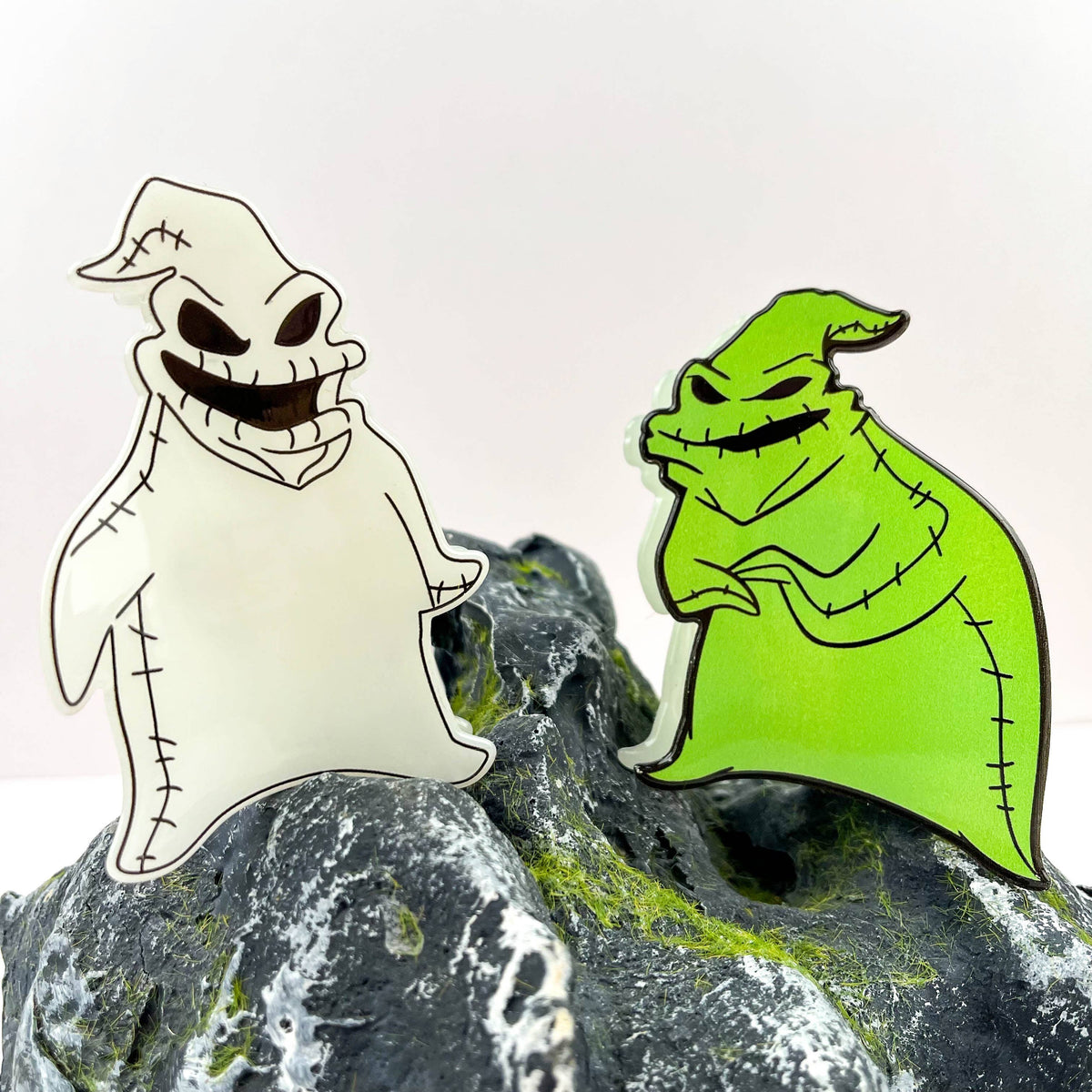 Halloween Glow Ghost – Fluorescent Acrylic Claw Clip