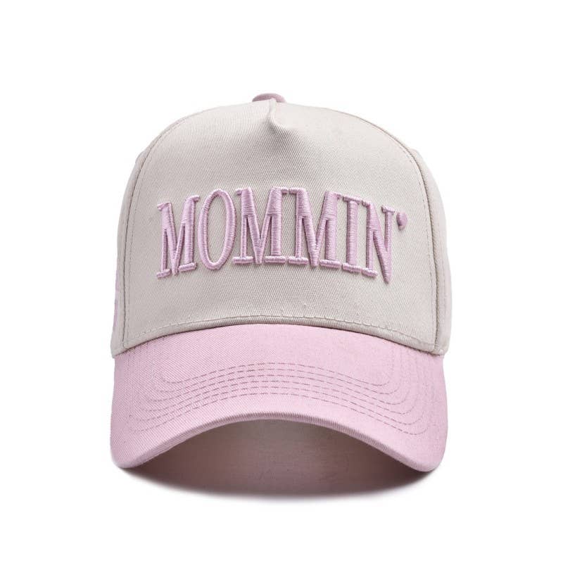 MOMMIN Embroidered Trucker Hat - Vintage Style
