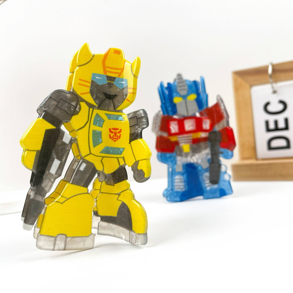 Transformers Robot Acrylic Hair Claw Clip