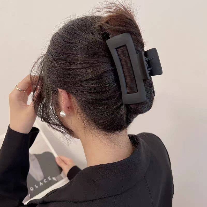 Jumbo Bendable Flexible Hair Claw Clips | 40H1003