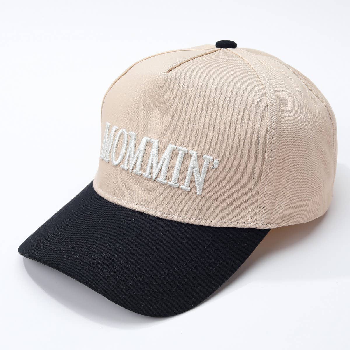 MOMMIN Embroidered Trucker Hat - Vintage Style