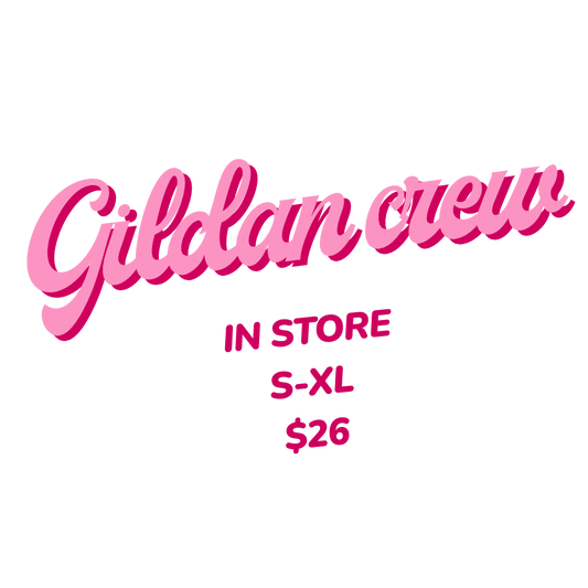 Gildan crew - S-XL