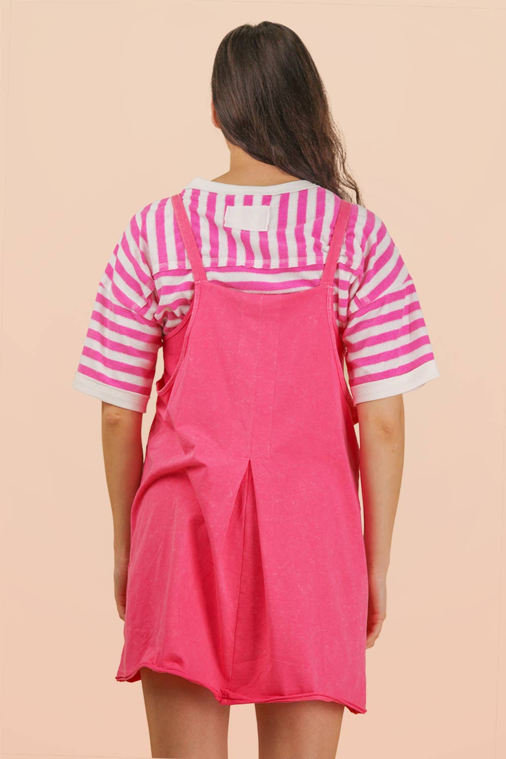 Jessie Mineral Washed Knit Mini Dress with Shorts Inside 