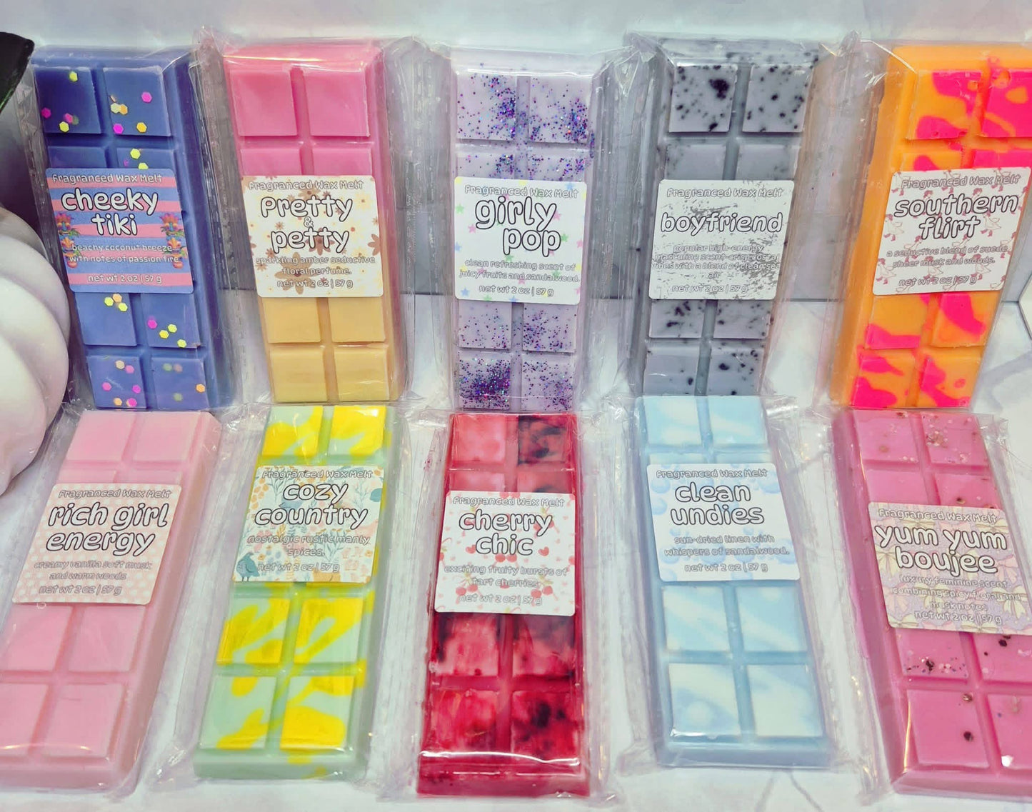 Wax melt Snap bars