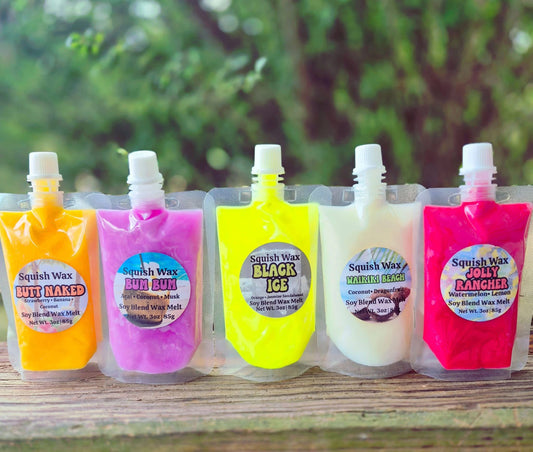 Squish wax melts