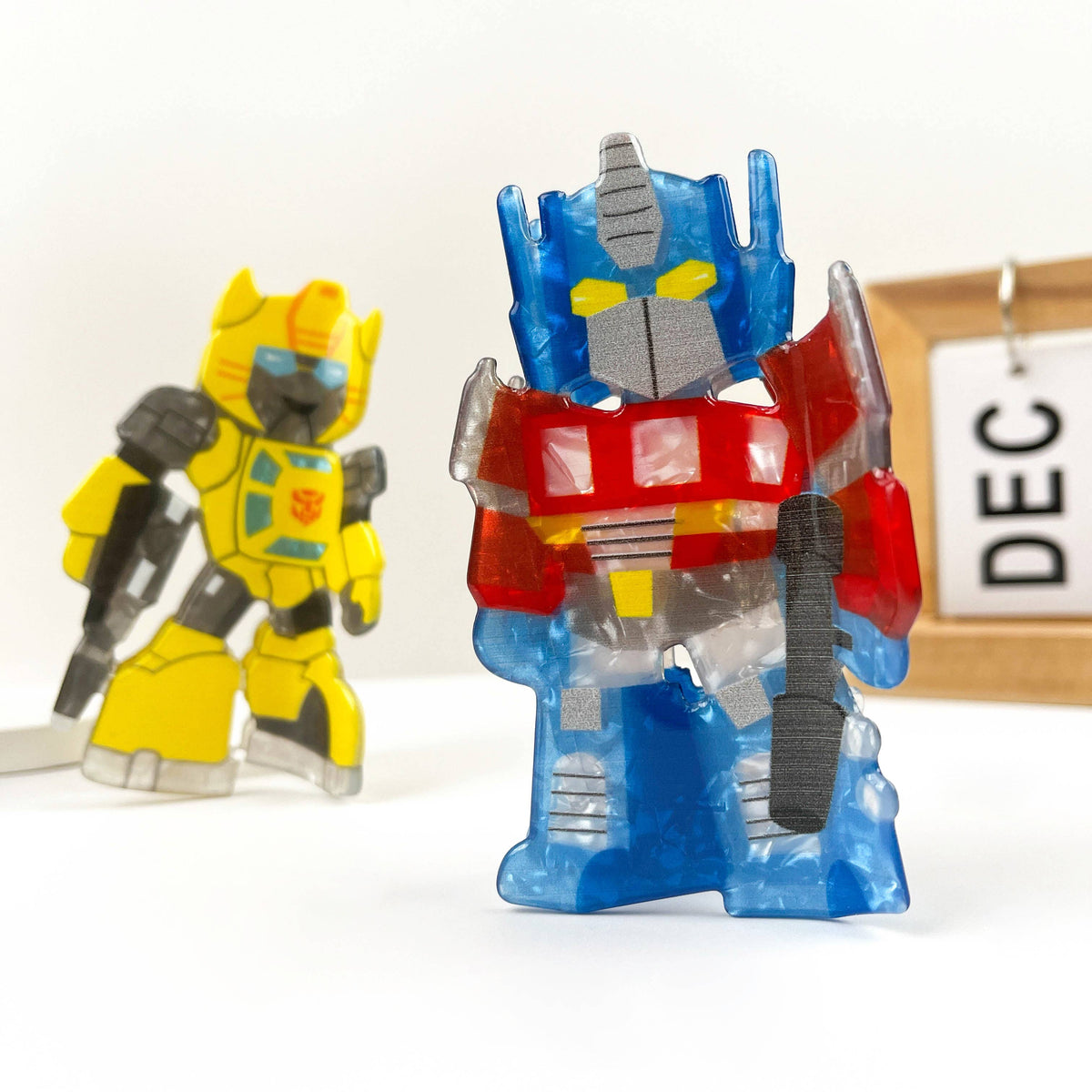Transformers Robot Acrylic Hair Claw Clip