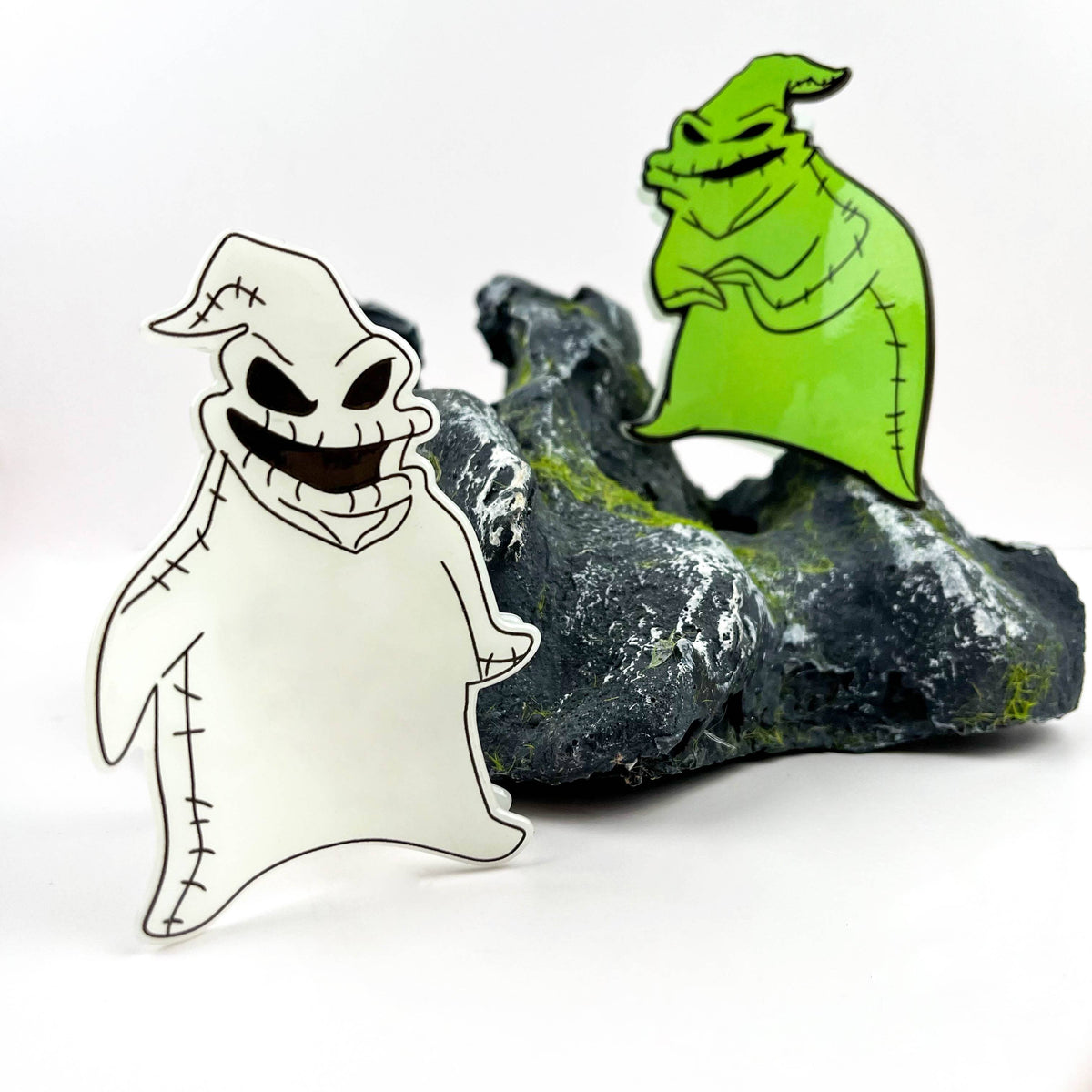 Halloween Glow Ghost – Fluorescent Acrylic Claw Clip